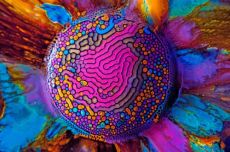 Неземная красота цветных метаморфоз ферромагнитных жидкостей