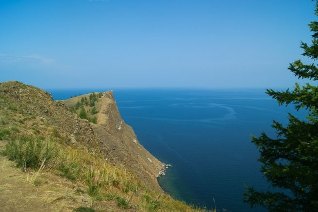 Вид на Байкал с острова Ольхон